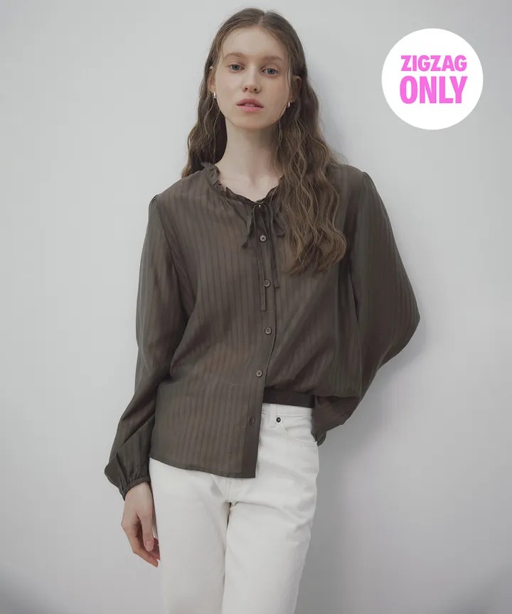 SPAO 모델 와이드 팬츠 스타일